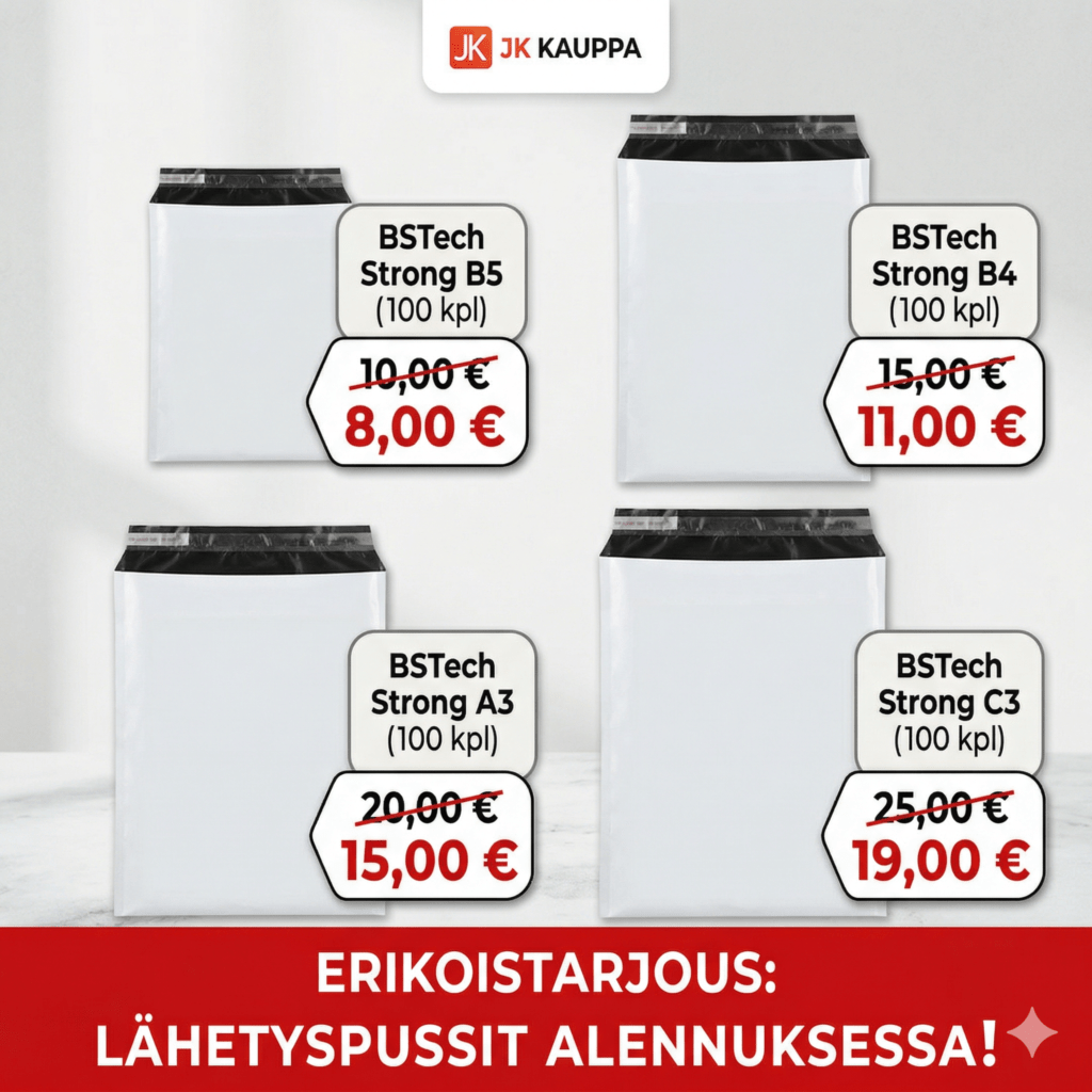 JK Kauppa postituspussit