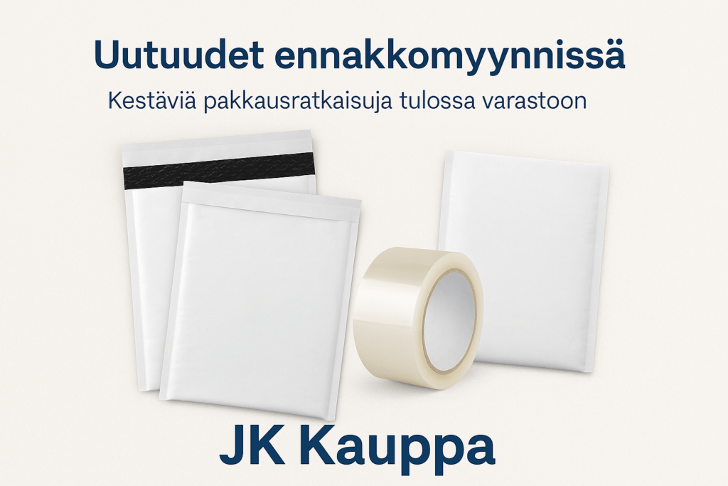 Uutuudet ennakkomyynnissä – BSTech- ja BESTPAK‑pakkaustuotteet tulossa varastoon | JK Kauppa