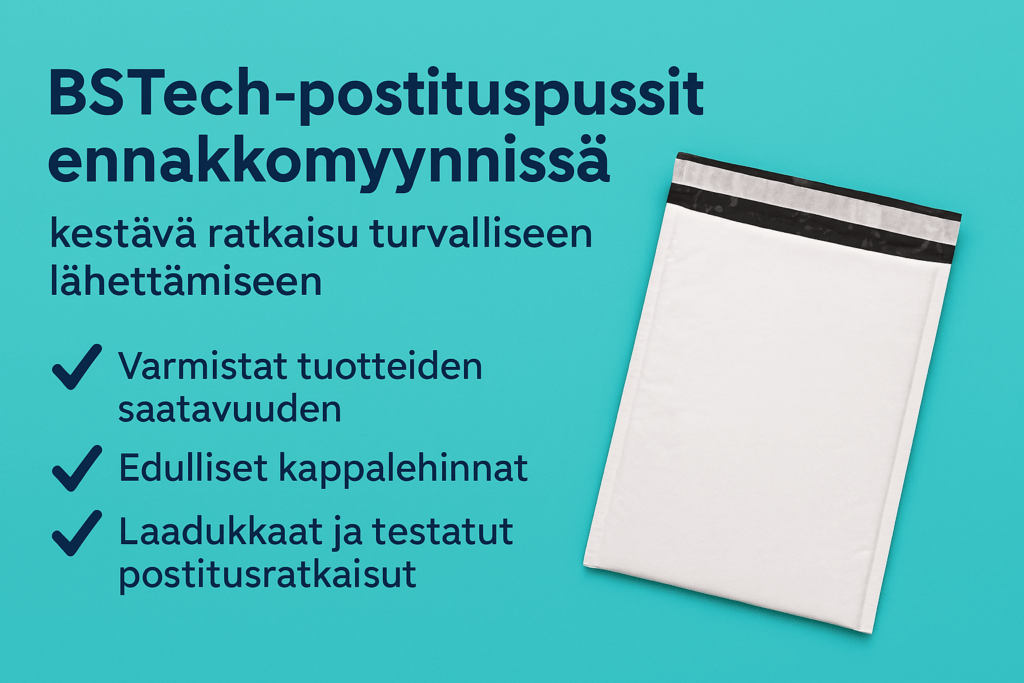 JK Kauppa Ennakkomyynti postituspussit