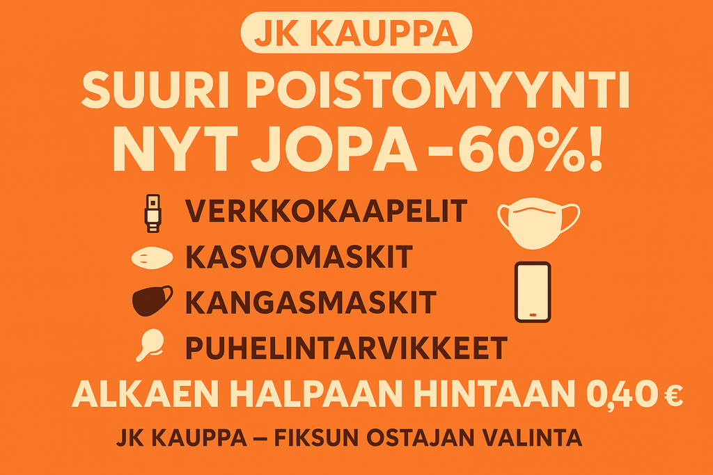 JK Kauppa Poistomyynti