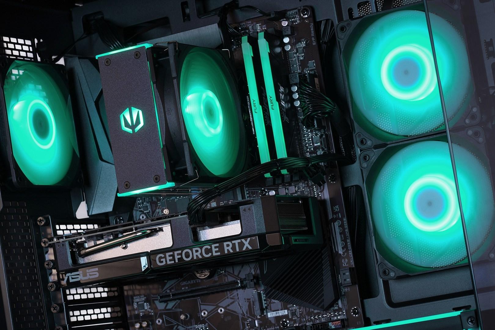 Actina 5901443443520 PC Intel Core Ultra 5 250 16 Gt DDR5-SDRAM 1 Tt SSD AMD Radeon RX 9060 XT Midi Tower Musta
