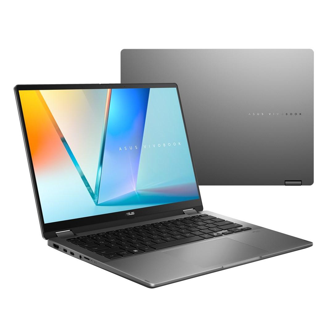 ASUS Vivobook 14 Flip TP3407SA-SG146W Ultra 5 226V 14,0" WUXGA Kosketusnäyttö 60Hz 300 nits AG 16GB LPDDR5X 512GB SSD Intel Arc Graphics FHD Webcam 70Wh Windows 11 Matte Grey
