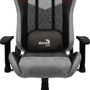 Aerocool DUKE AeroSuede -yleiskäyttöinen pelituoli, musta, ruskea, harmaa