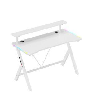 Huzaro Hero 1.9 RGB -valkoinen pelipöytä