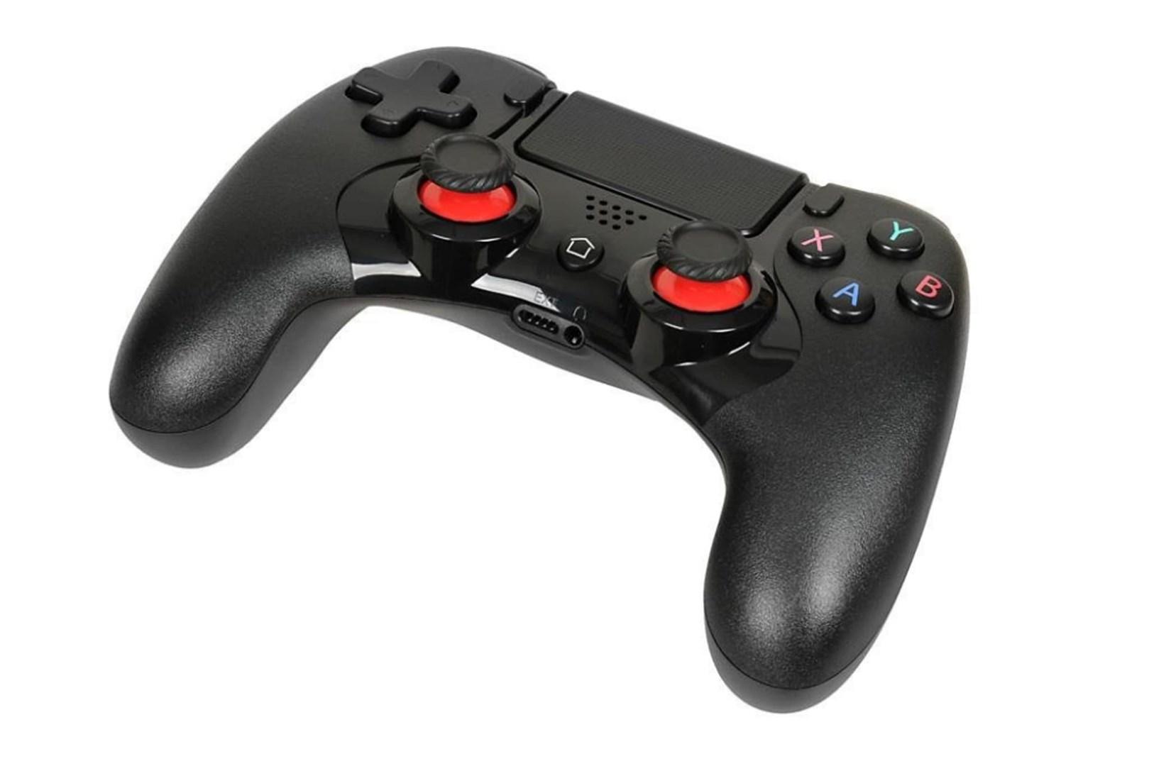 iBox IGP4 -peliohjain, musta, Bluetooth-peliohjain, analoginen / digitaalinen, Android, PC, PlayStation 4, iOS