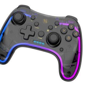 iBox IGP5 -peliohjain, musta, Bluetooth-peliohjain, analoginen / digitaalinen, Android, Nintendo Switch, Nintendo Switch Lite, Nintendo Switch OLED, PC, iOS