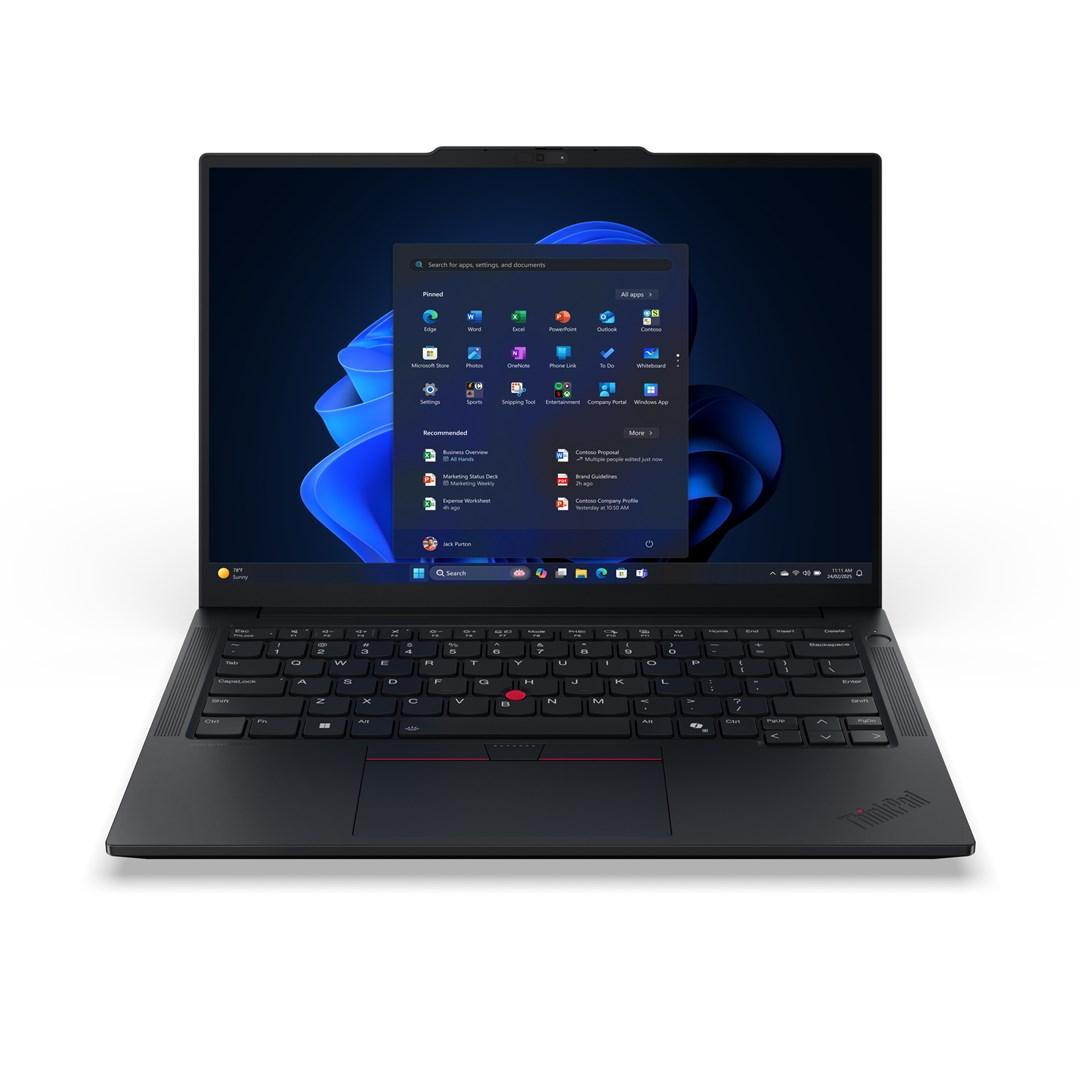 Lenovo ThinkPad E14 7. sukupolvi (Intel) Copilot+ PC Intel Core Ultra 7 258V -kannettava 35,6 cm (14") WUXGA 32 GB LPDDR5x-SDRAM 1 TB SSD Wi-Fi 6E (802.11ax) Windows 11 Pro Musta Englanti
