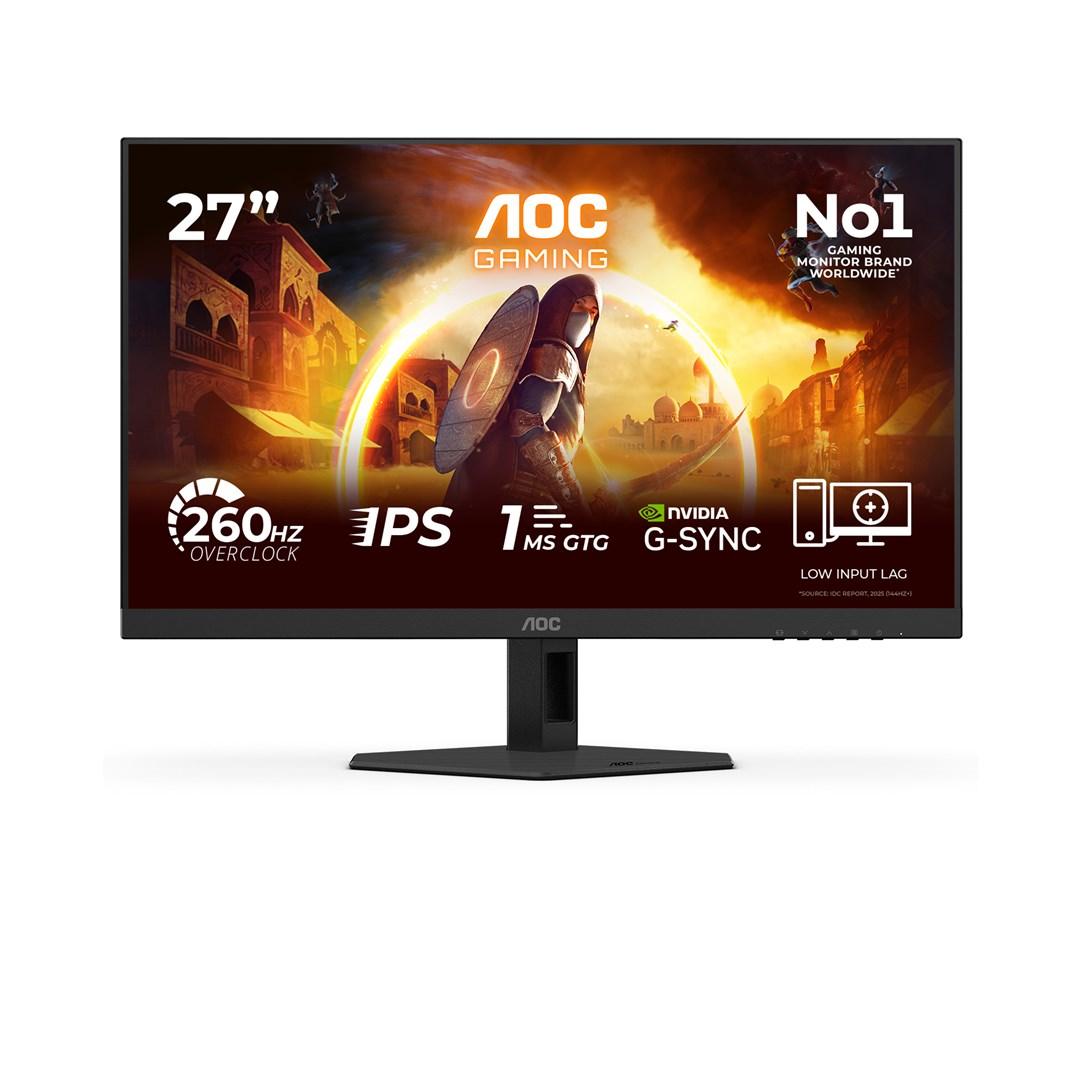 AOC G4 27G4ZREP -tietokoneen näyttö, 68,6 cm (27"), 1920 x 1080 pikseliä, Full HD, LCD, musta, punainen