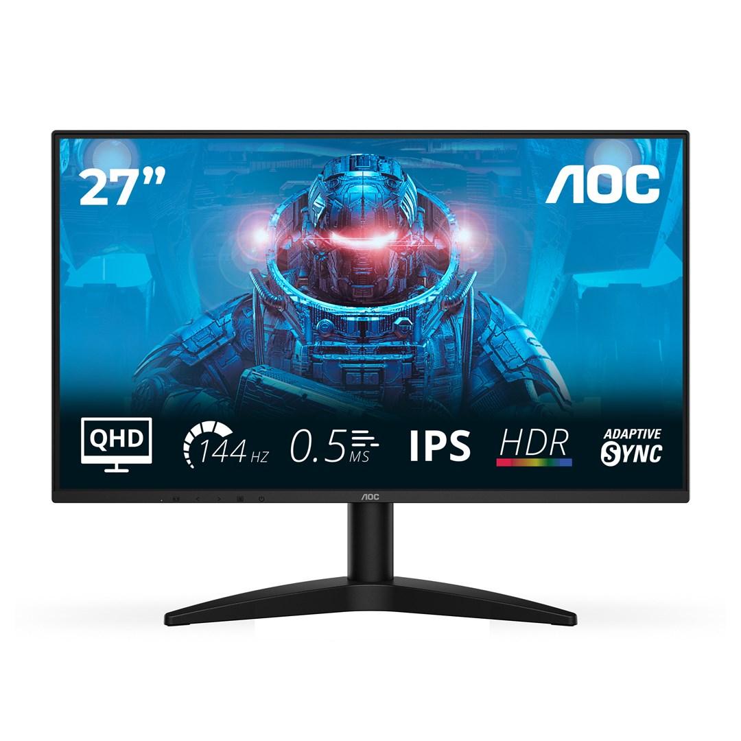AOC B3 Q27B36X -tietokoneen näyttö, 68,6 cm (27"), 2560 x 1440 pikseliä, Quad HD, LED, musta