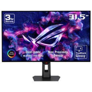 ASUS ROG Strix XG32UCWMG -tietokoneen näyttö, 80 cm (31,5"), 3840 x 2160 pikseliä, 4K Ultra HD OLED, musta