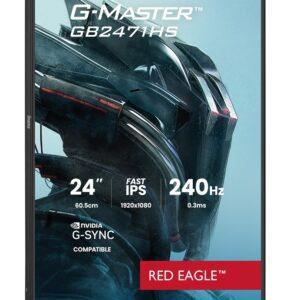 iiyama G-MASTER GB2471HS-B1 -tietokoneen näyttö, 60,5 cm (23,8"), 1920 x 1080 pikseliä, Full HD, musta