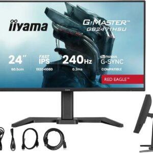 iiyama G-MASTER GB2471HSU-B1 -tietokoneen näyttö, 60,5 cm (23,8"), 1920 x 1080 pikseliä, Full HD, musta