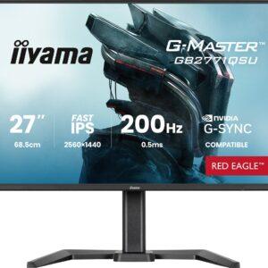 iiyama G-MASTER GB2771QSU-B1 -tietokoneen näyttö, 68,6 cm (27"), 2560 x 1440 pikseliä, Wide Quad HD, musta