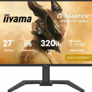 iiyama G-MASTER GB2791QSU-B1 -tietokoneen näyttö, 68,6 cm (27"), 2560 x 1440 pikseliä, Wide Quad HD, musta