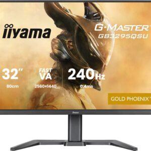 iiyama G-MASTER GB3295QSU-B1 -tietokoneen näyttö, 80 cm (31,5"), 2560 x 1440 pikseliä, Quad HD, LED, musta