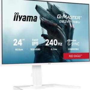iiyama G-MASTER GB2471HSU-W1 computer monitor 60.5 cm (23.8") 1920 x 1080 pixels Full HD LED White