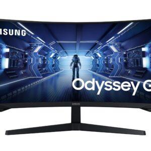 Samsung G55T -tietokoneen näyttö, 86,4 cm (34"), 3440 x 1440 pikseliä, UltraWide Quad HD, LED, musta