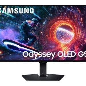 Samsung G50F -tietokoneen näyttö, 68,6 cm (27"), 2560 x 1440 pikseliä, Quad HD OLED, musta