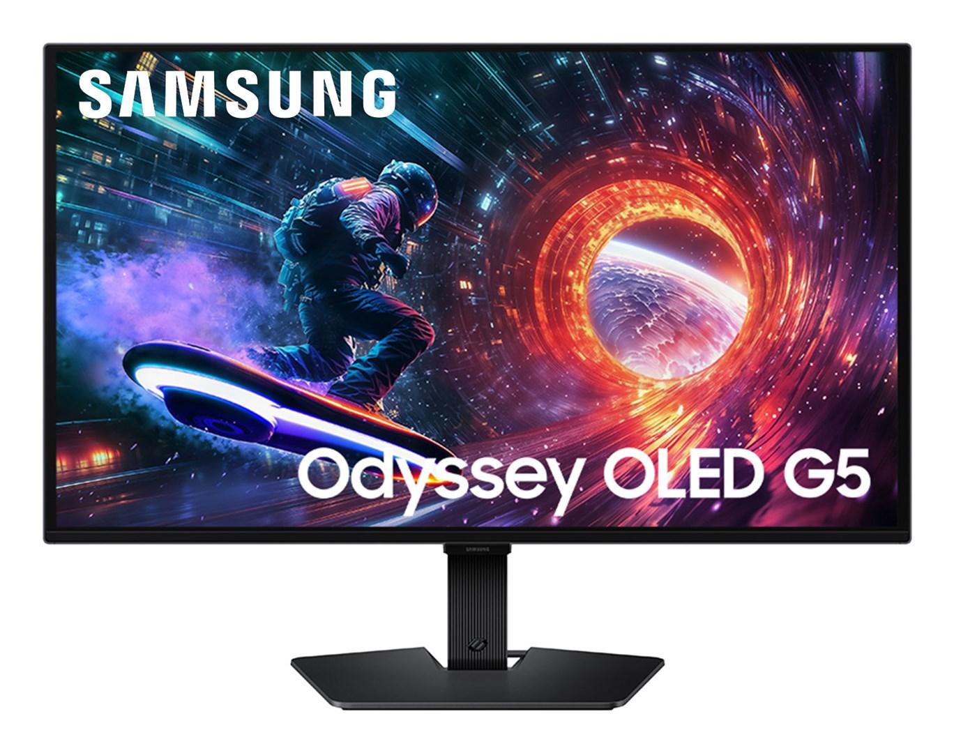Samsung G50F -tietokoneen näyttö, 68,6 cm (27"), 2560 x 1440 pikseliä, Quad HD OLED, musta