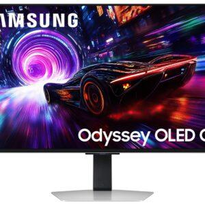 Samsung G81SF -tietokoneen näyttö, 81,3 cm (32"), 3840 x 2160 pikseliä, 4K Ultra HD OLED, hopea